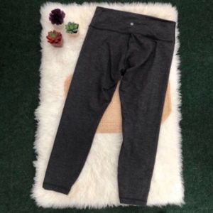 Lululemon Gray Printed Crop Leggings